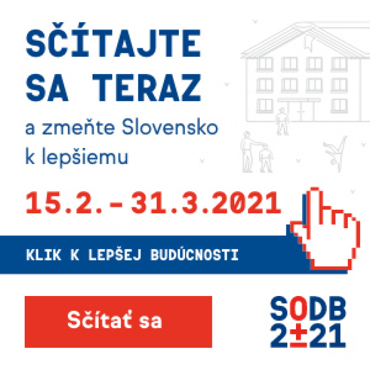 Sčítanie domov a bytov 2021